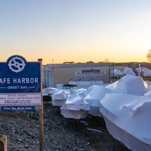 A proposal could see the two current buildings at the Safe Harbor Onset Bay marina replaced. File photo