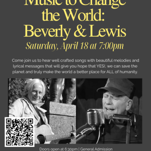 A poster of Carl Beverly and Richard D. Lewis