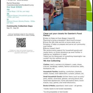 Damien's Pantry FunDrive