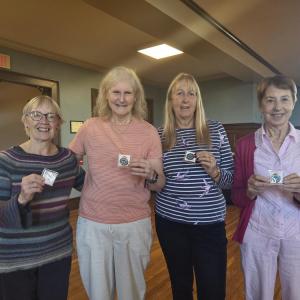 The visitors from Wareham, England. From left: Jennie Sharp, Caroline Riddle, Angela Nock and Judith Holmes. Not pictures is Jennie's husband, John. Photos by Tanvi Kulkarni