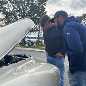 The festival included an antique car show.