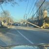 The pole across Route 28, Cranberry Highway at the gateway. Photo source: Wareham Police Department