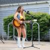 Country artist Sarah Martin performs at the Wareham Free Library on Monday, July 13. Photos by Nick Mossman