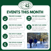 A calendar of events for the Wareham Land Trust in February, these text details can be read in the text of the post.